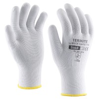 Polyester assembly glove without coating