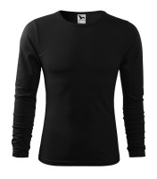 Men's long sleeve T-shirt, black, 160 g/m²