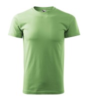 Herren T-Shirt mit Rundhalsausschnitt, erbsengrün, 160 g/m²