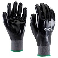 Fully nitrile coated polyester assembly glove Fully nitrile coated polyester assembly glove