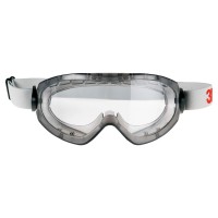 Safety goggles with rubber band