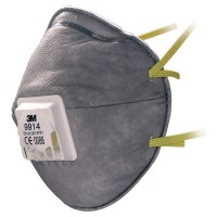 FFP1 maska sa ventilom i aktivnim ugljem za filtriranje čestica, protiv prašine i organskih gasova