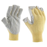 Leder versterkte Kevlar® handschoen