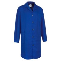 Long sleeve lab coat for men, blue