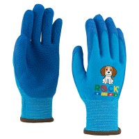 Kid's Polyester assembly glove with foam latex coated palm Kid's Polyester assembly glove with foam latex coated palm