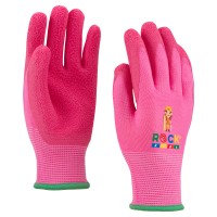 Kid's Polyester assembly glove with foam latex coated palm
