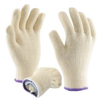 Knitted cotton glove