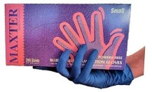 Gants d'examen jetables en nitrile (200 pc./boîte)