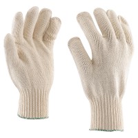 Knitted glove, made of 8 threads