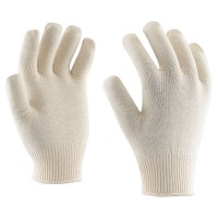 Gebreide elastische katoenen handschoen
