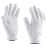 Gebreide polyesteramide handschoen