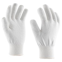 Gebreide polyester/katoenen handschoen