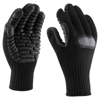 Anti-vibration knitted glove