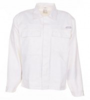 BW270 jacket white, 100% cotton