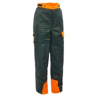 Chainsaw-protective trousers