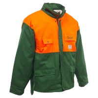 Chainsaw-protective jacket