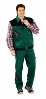 Highline vest green/black/red 65% PES 35% cotton Highline vest green/black/red 65% PES 35% cotton