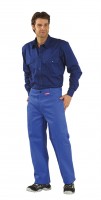 Welding trousers, royal blue, 360g/sqm