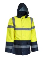 ROCK High-visibility winterjas, geel ROCK High-visibility winterjas, geel